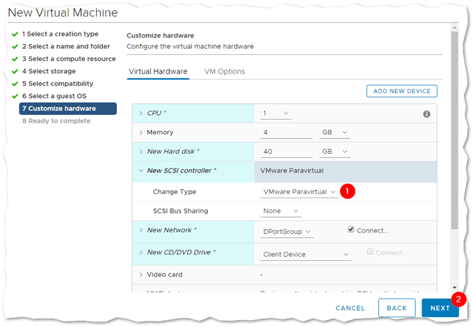 Как установить windows server 2016 на vmware