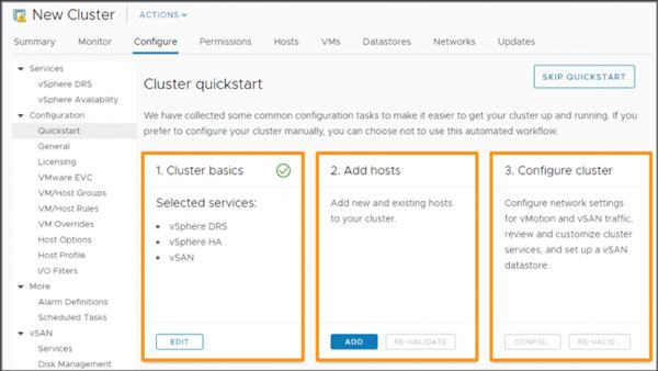 VM New Cluster Quickstart